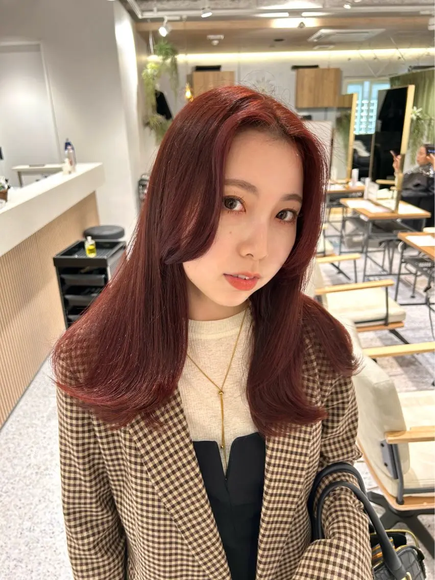 ロング ヘアカラー hair&eye🎀 /momoKaのヘアスタイル