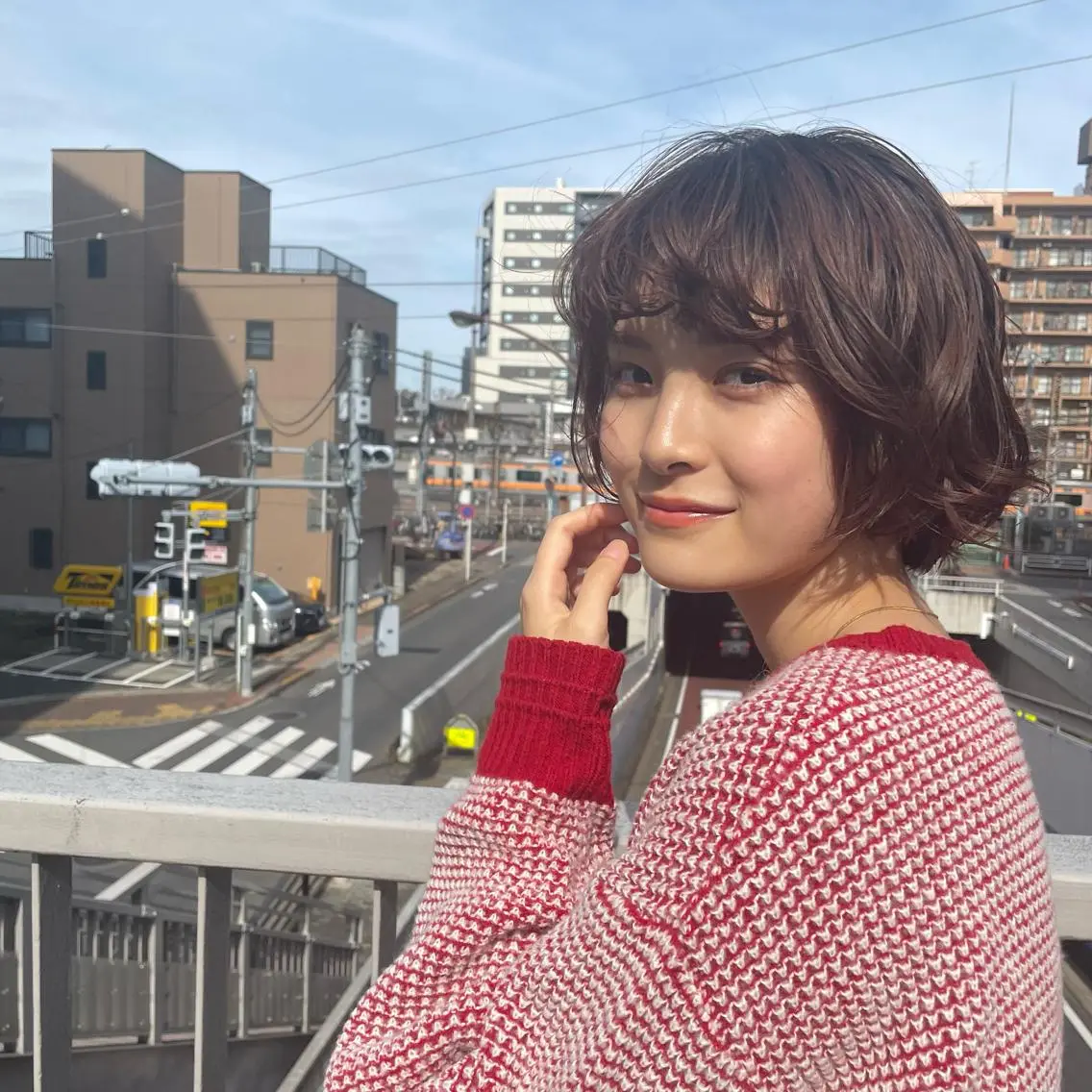ショート レイヤー🍒ウルフ 🤎店長anju🪽のヘアスタイル