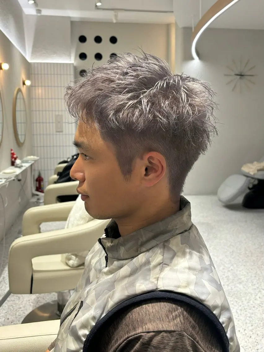 ショート メンズ 🔥メンズパーマ🔥 鈴木 翔斗のヘアスタイル
