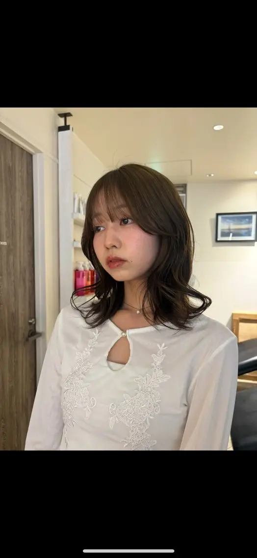 ミディアム ヘアカラー 透明感カラー 🧚‍♂️さえのヘアスタイル