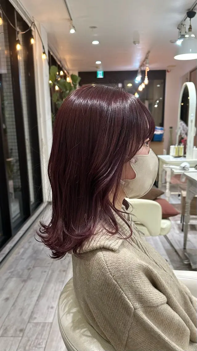 ミディアム カラー トリートメント 橋本叶夢/ お洒落hairのヘアスタイル