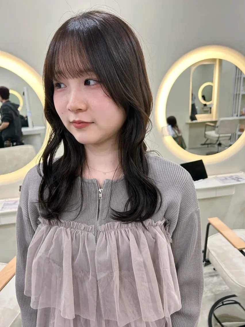 【お出かけ前に✨️】🎀前髪カット+お顔周り+スタイリングお仕上げ込み🎀の写真