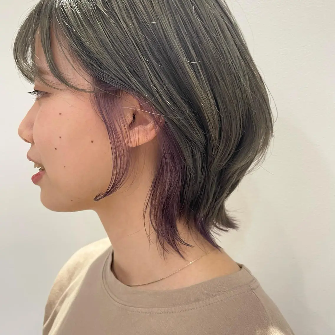 ショート カラー デザインカラー／ボブ 🍦MEI🍦のヘアスタイル