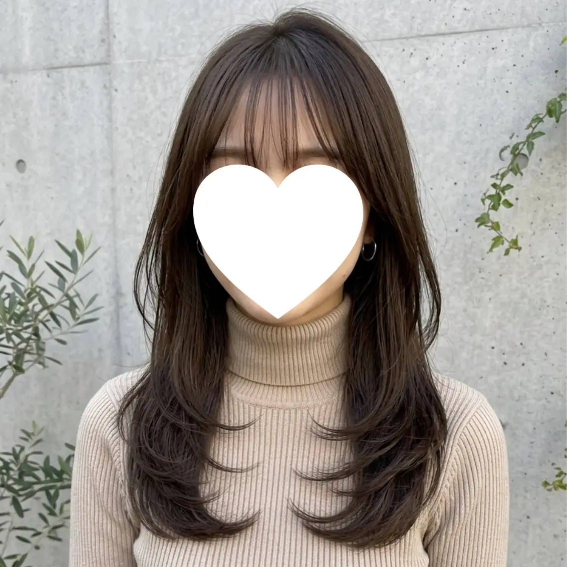 セミロング カラー カット ヘアカラー トリートメント 艶髪縮毛矯正/ レイヤー❣️mamiのヘアスタイル