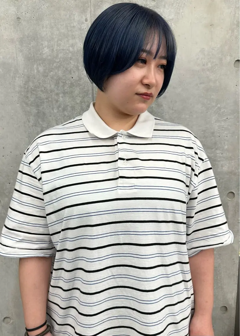 ショート ショートボブ ボブ ショートヘア 縮毛矯正 ヘアカラー ボブ/ゆるふわ ボブパーマ/とういのヘアスタイル
