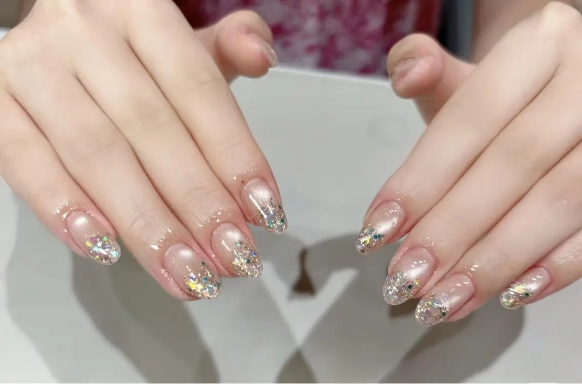 ネイル チークネイル 長さ出し フットネイル フレンチネイル ジェルネイル ハンドネイル Fancy nail salonのネイルデザイン