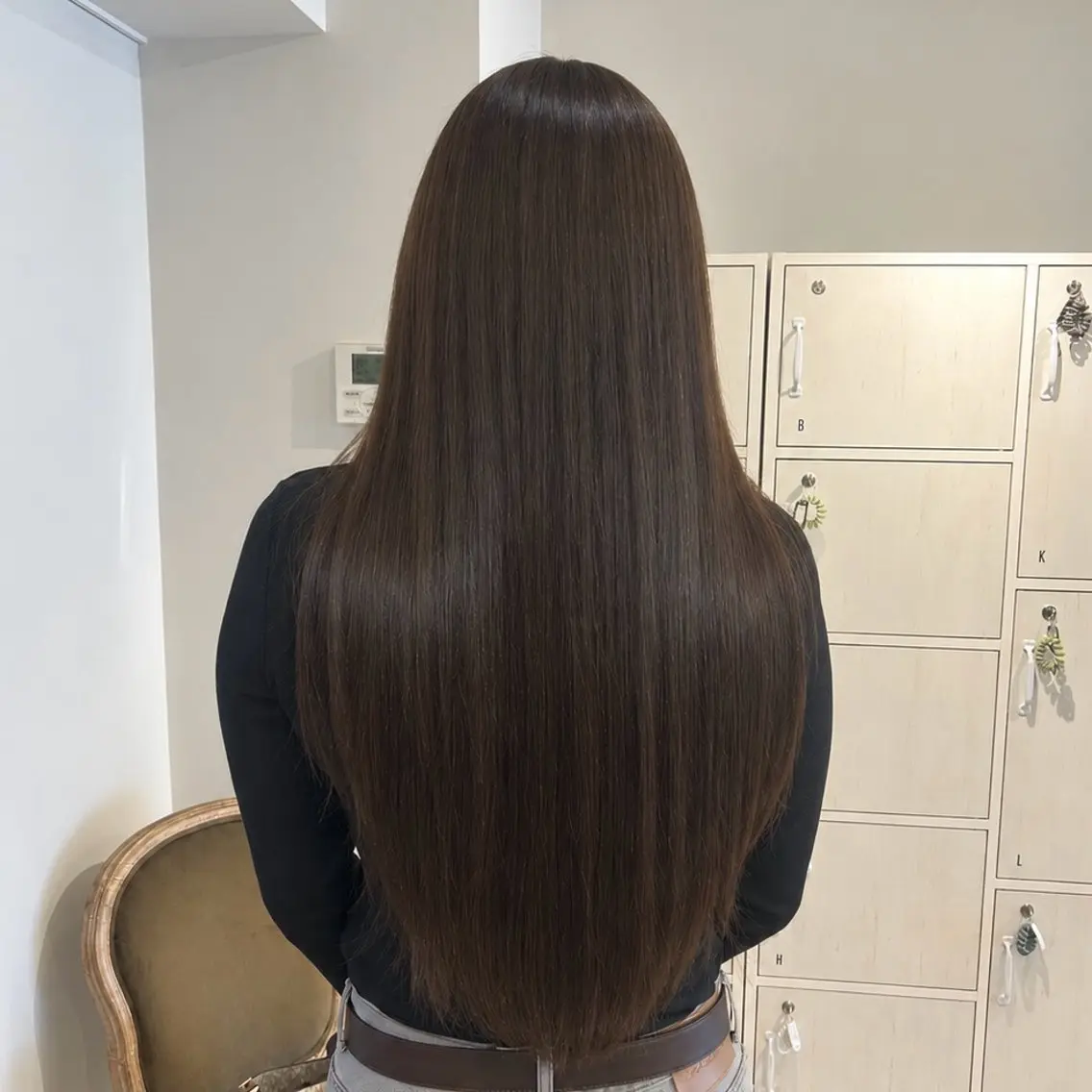 ロング カラー Crebia Honokaのヘアスタイル