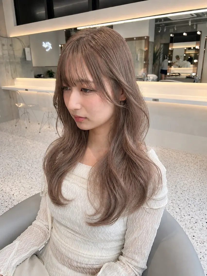 ロング カット ヘアカラー トリートメント 🤎透明感カラー/ suguru🤍のヘアスタイル