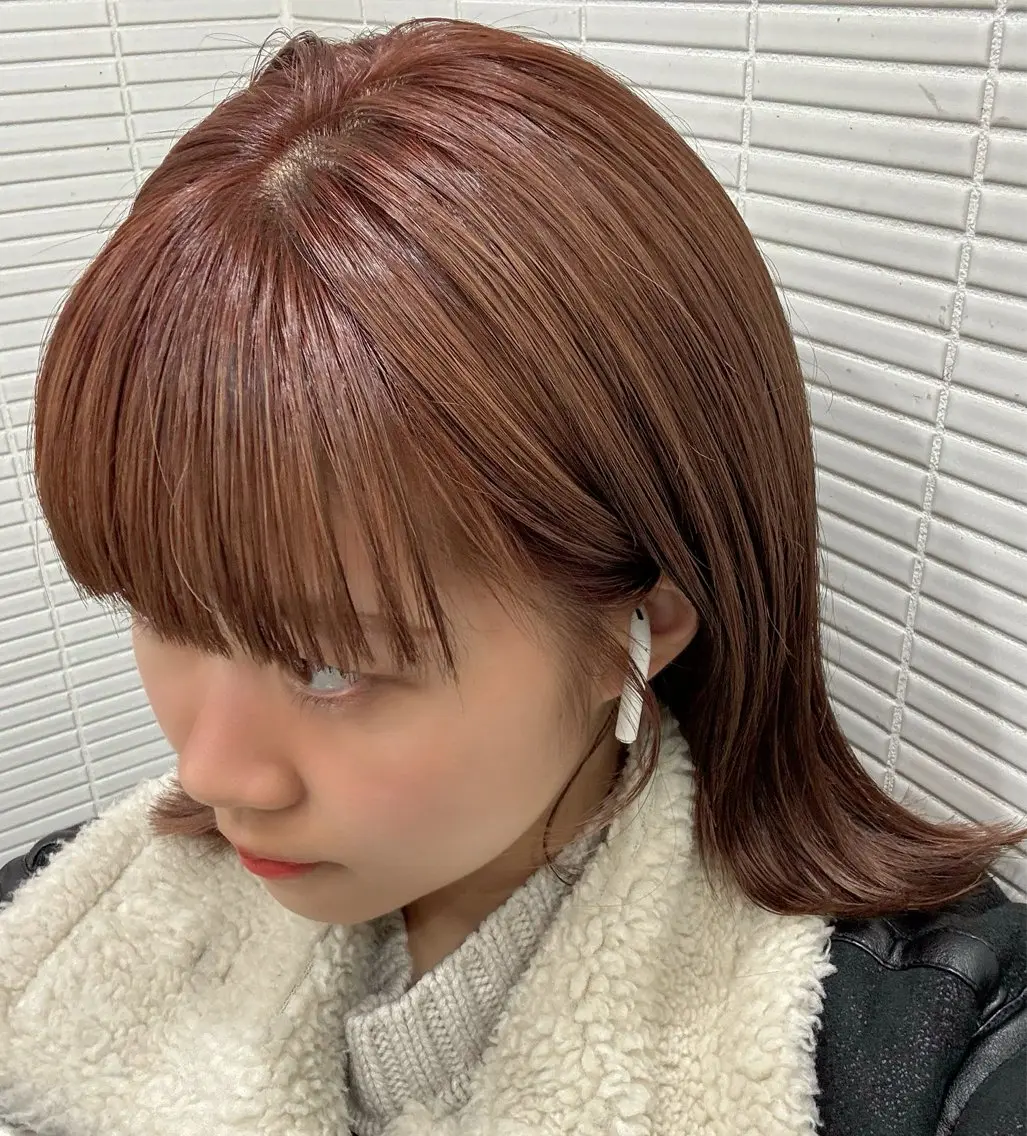 ミディアム カラー 無料ボブカットモデル 様募集中/あいらのヘアスタイル