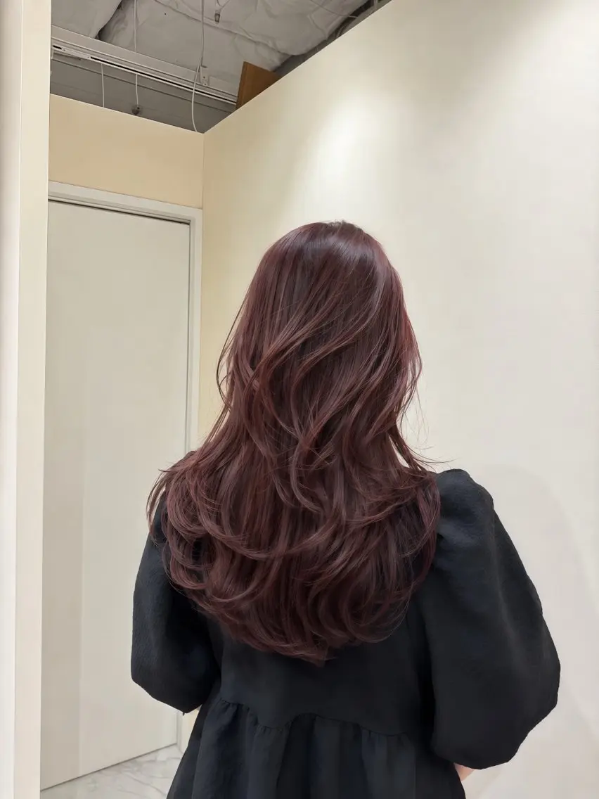 セミロング カラー ヘアアレンジ 韓国風ヘア レイヤーカット 小顔カット カット ヘアカラー トリートメント 髪質改善特化 🫧松野力也のヘアスタイル