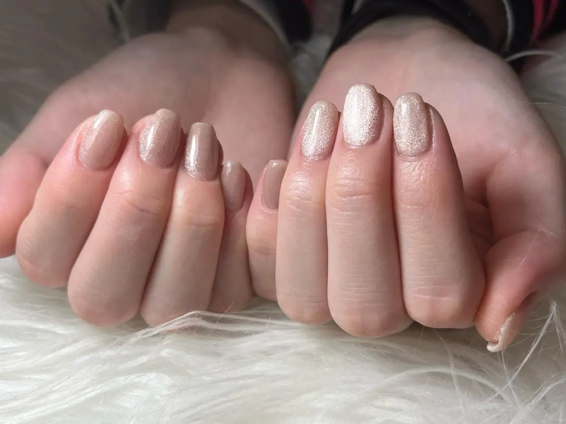 ネイル マグネットネイル マグネットワンカラー ワンカラーネイル ハンドネイル Era nailのネイルデザイン