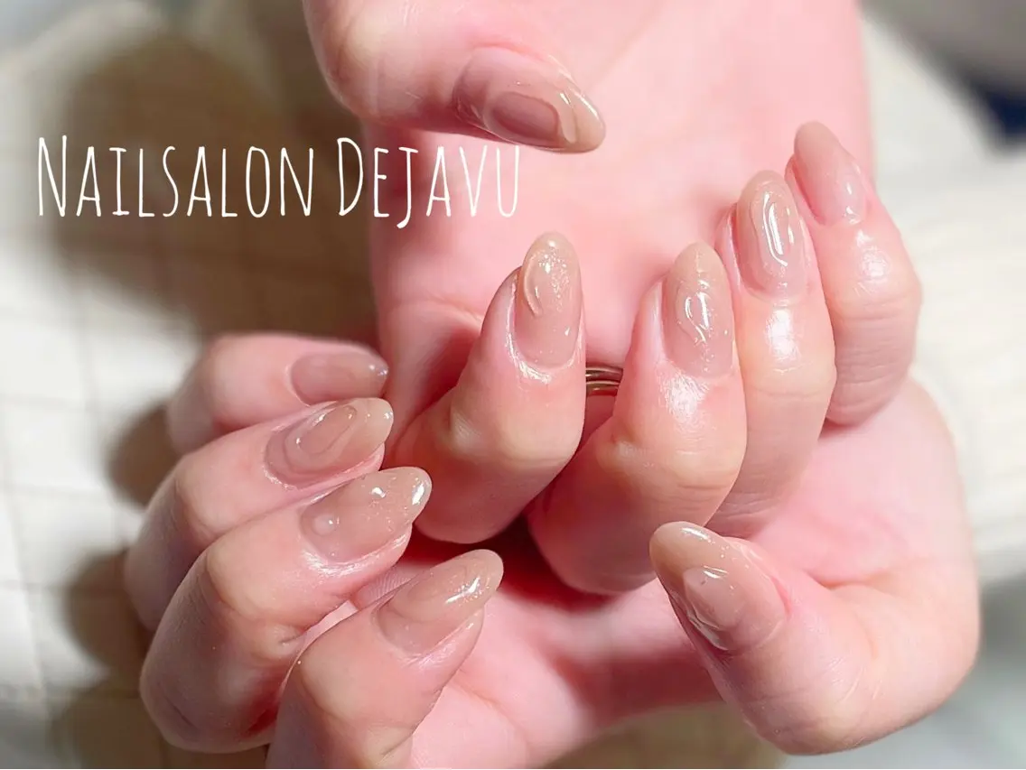 ネイル クリアネイル Nail salon Dejavu 🌿のネイルデザイン