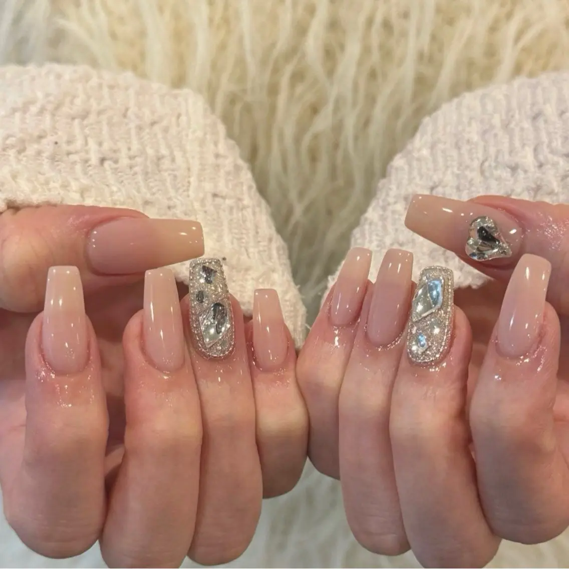 ネイル 韓国ネイル マグネットネイル 持ち込み ハンドネイル Mimi Nail_Royalのネイルデザイン