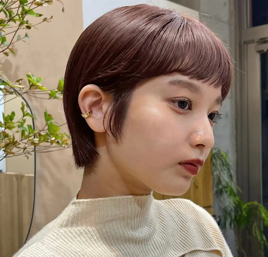 セミロング 前髪/髪質改善/艶髪 /透明感/まい🫧のヘアスタイル