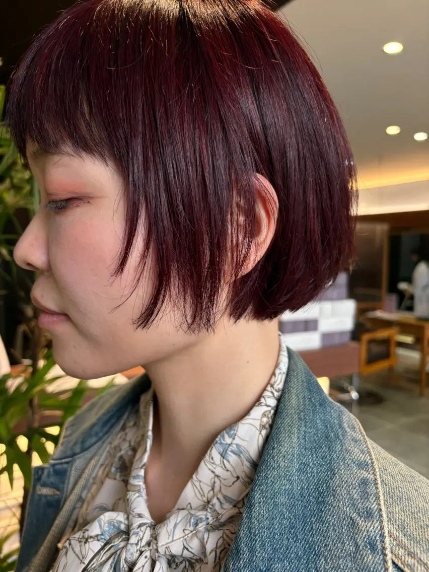 ショート ✨白髪ぼかし 🍀MINAKO☆のヘアスタイル