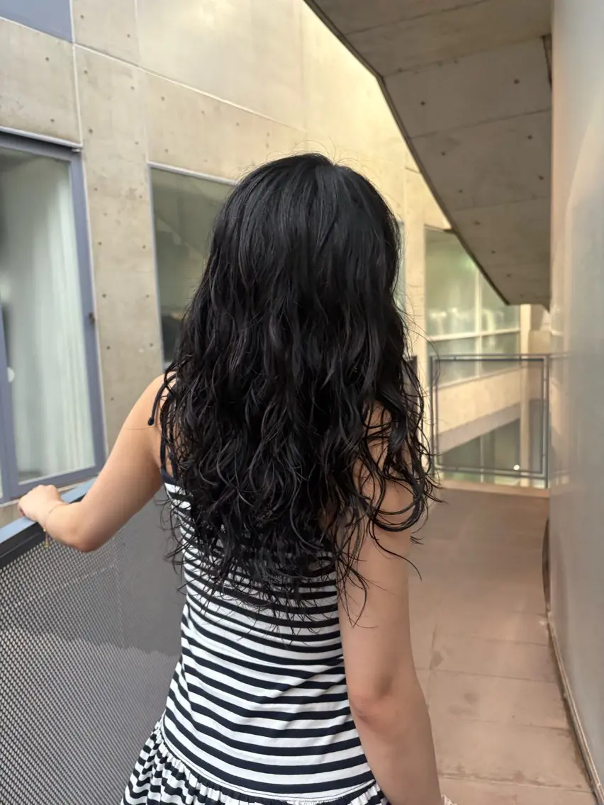 ロング パーマ ロング パーマ ラフなパーマスタイル 🐄Hanakaのヘアスタイル