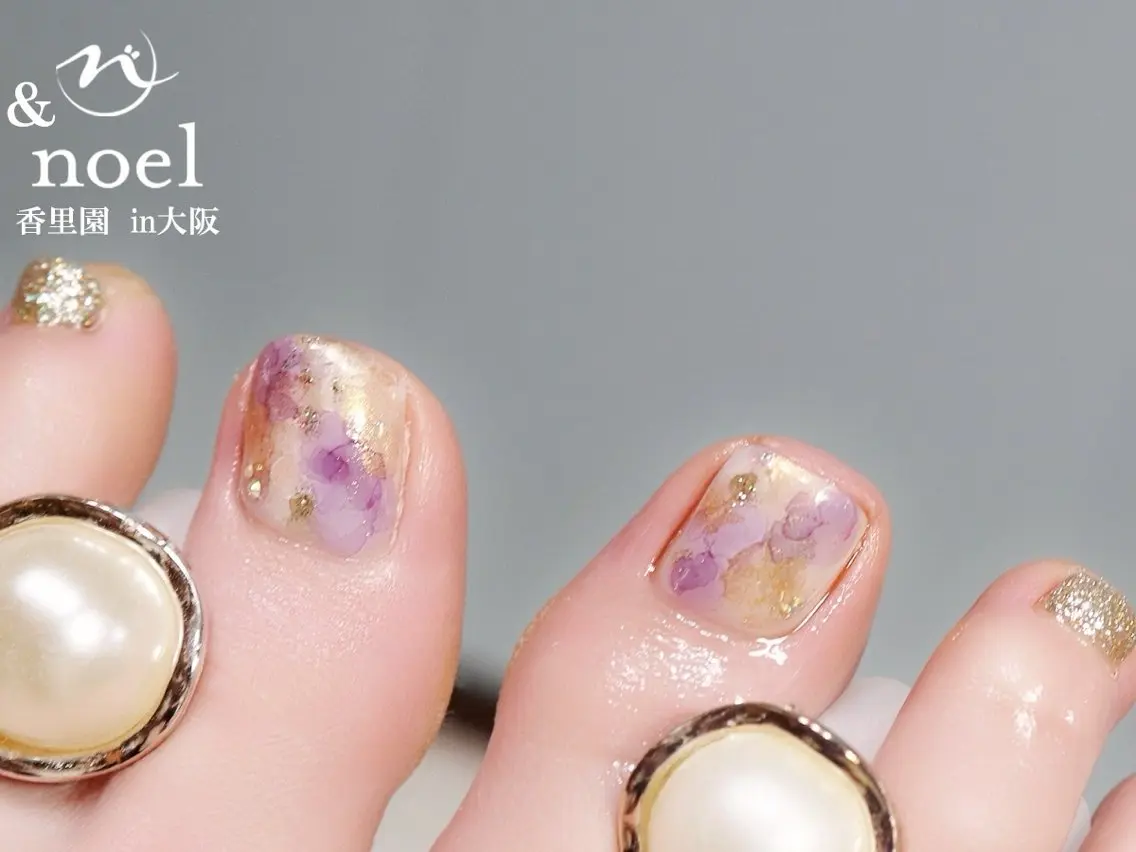 ネイル フットネイル フットネイル Nailsalon &Noelのネイルデザイン