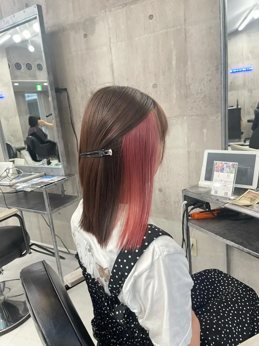 🌫️インナーダブルカラー🌫️インナーブリーチ➕ケアカラー➕ケラチントリートメント🫧の写真