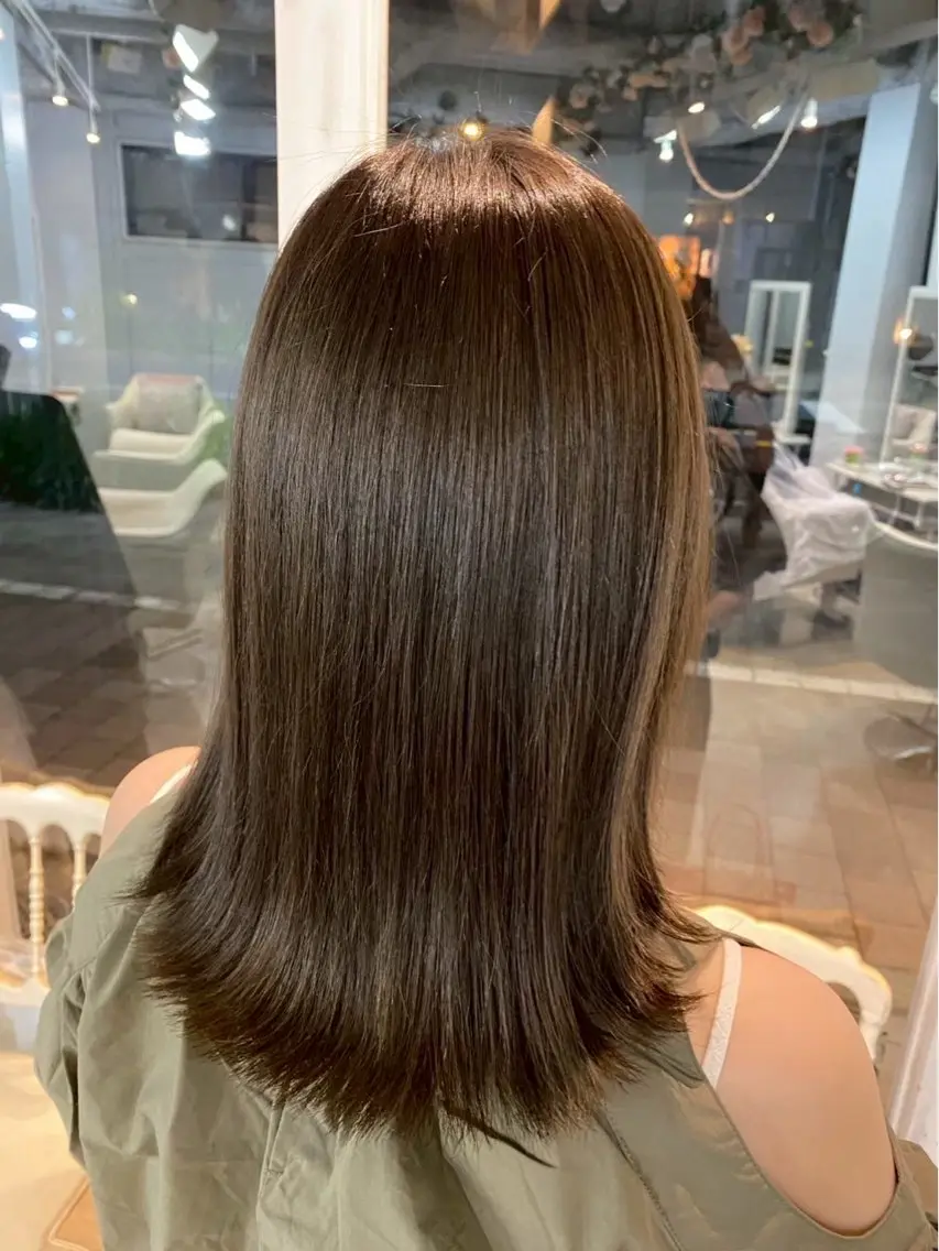 セミロング カラー 渡邉優星🫧 カラーモデル募集中のヘアスタイル