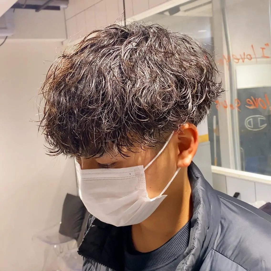 ショート カラー パーマ メンズ メンズの天才 ツバサのヘアスタイル