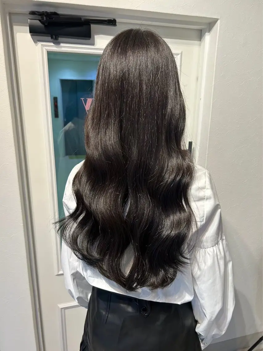 ロング カラー 透明感カラー annuy. miyuu💫のヘアスタイル