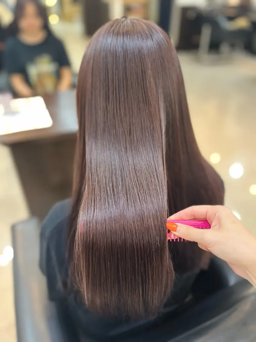 ロング カラー カット ヘアカラー 🍒 SANA🍒のヘアスタイル
