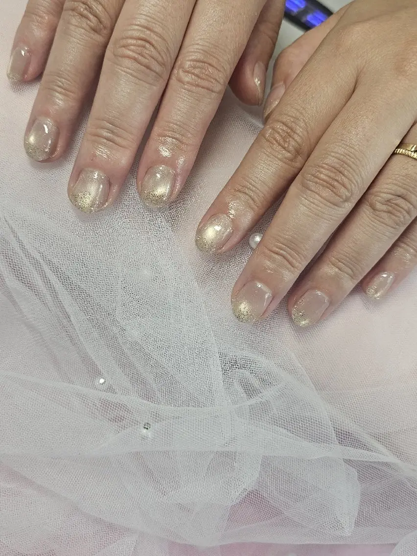 ネイル フラッシュネイル グラデーション マグネットネイル Viva Nail 堺区自宅ネイルサロンのネイルデザイン