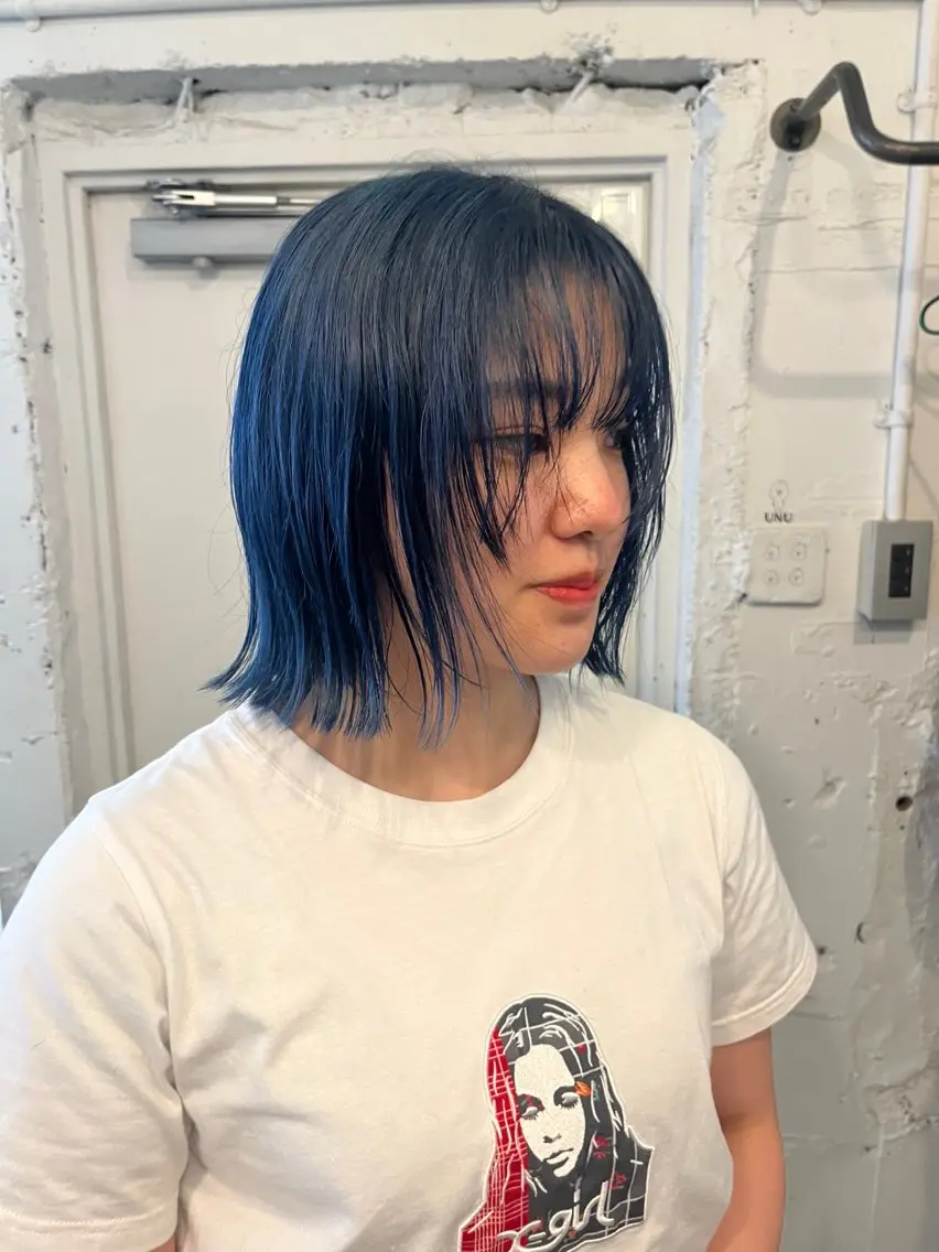 ショート カラー パーマ カット ヘアカラー ✴︎UNU ✴︎モエカのヘアスタイル