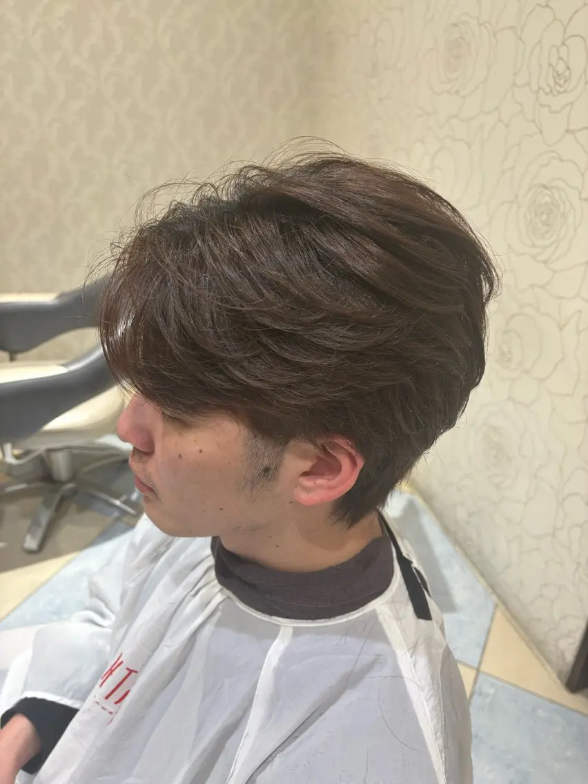 ショート メンズ ショートヘア ０分パーマ/ メンズパーマ藤原海斗のヘアスタイル