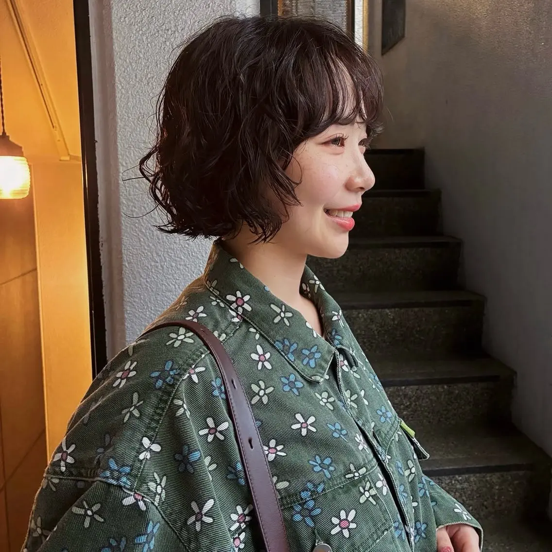 ミディアム パーマ 原宿/くるくるパーマ 🌴yacoのヘアスタイル