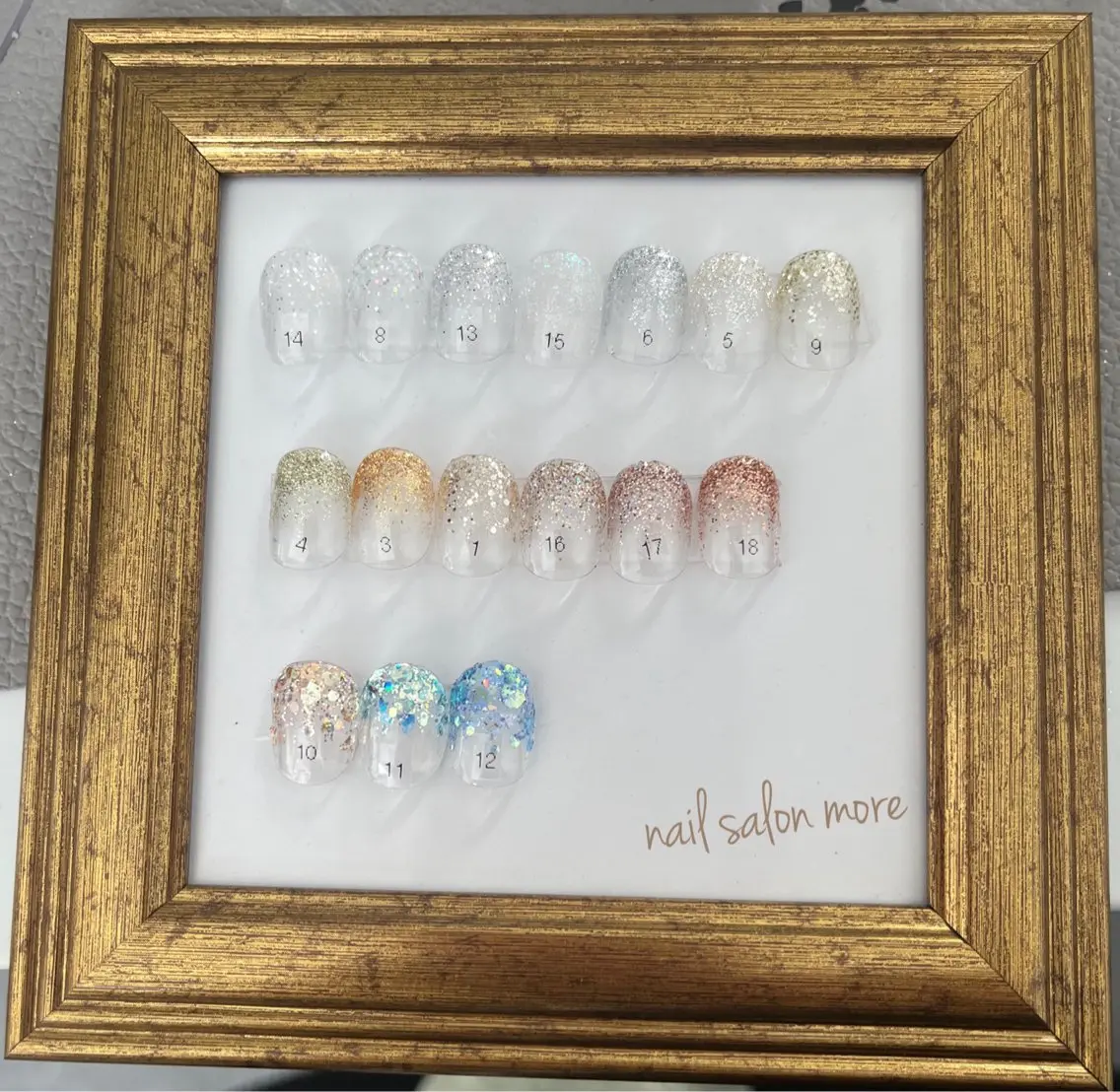 ラメグラデーション💅ハンドマッサージ付き✨の写真