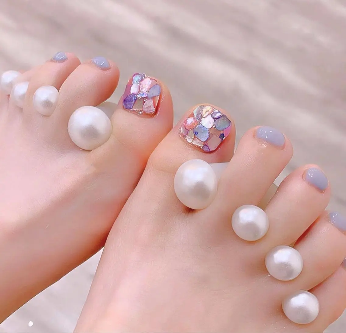 ネイル M🌷nail 長さだし専門店のネイルデザイン