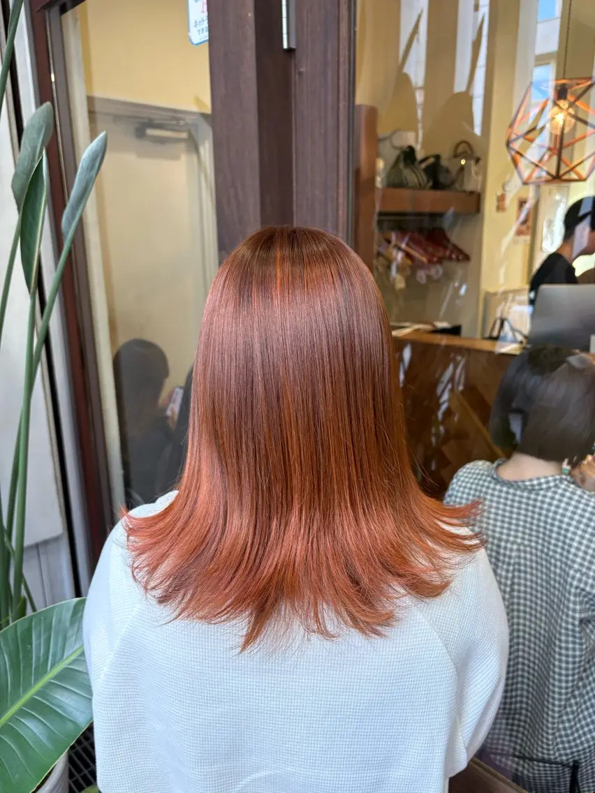 ミディアム カラー 髙木 優人のヘアスタイル