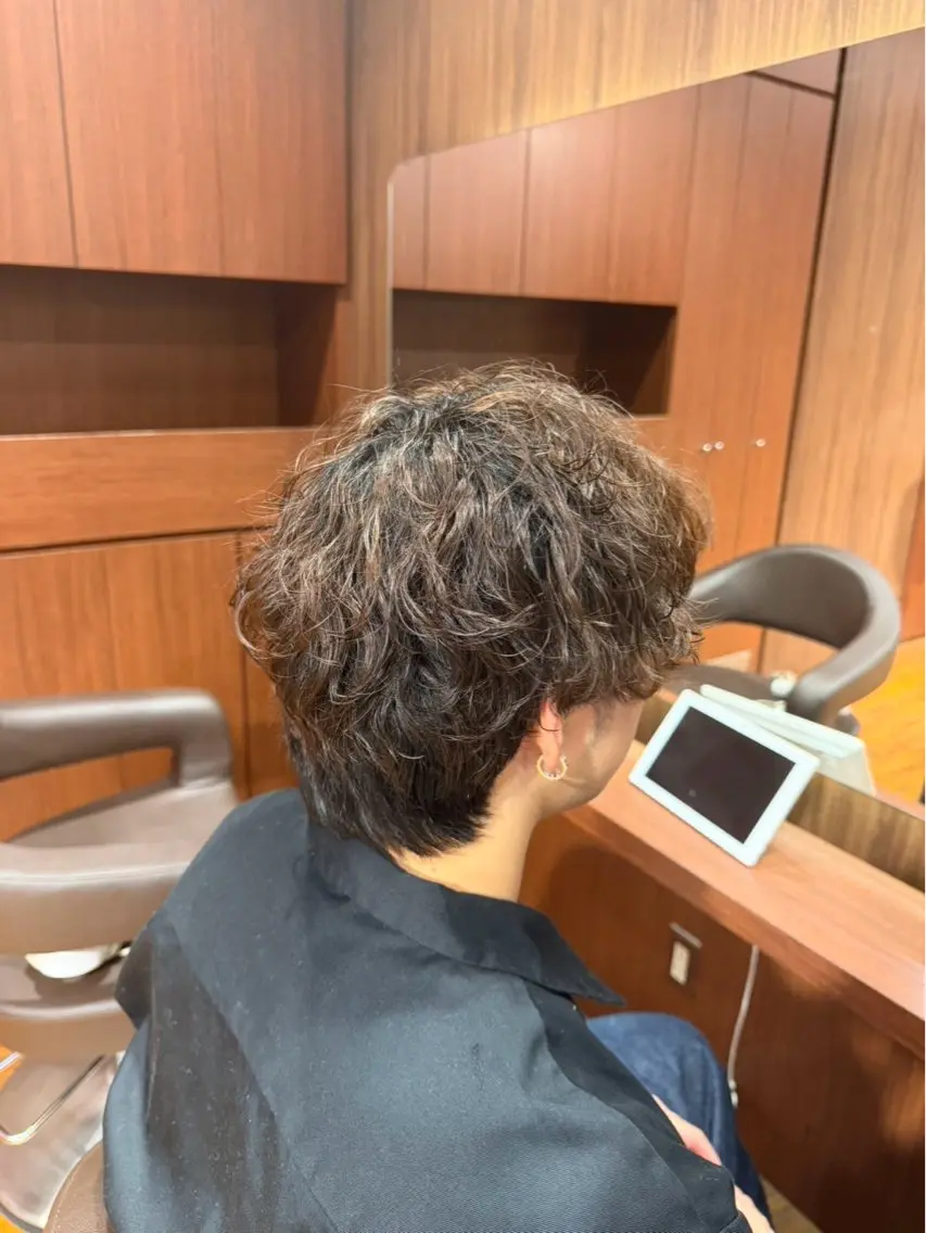 ✨️朝を楽に✨️カット、メンズシャドーパーマ🌀の写真