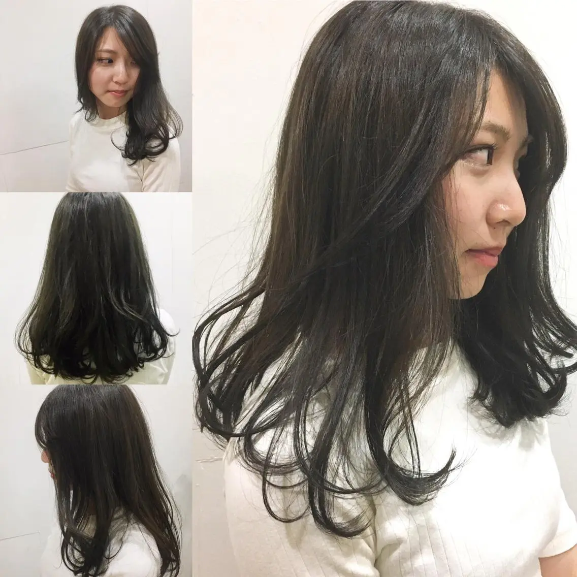 セミロング カラー ヘアアレンジ メンズスタイル ly本厚木のヘアスタイル