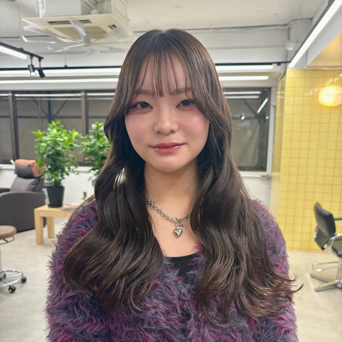 【ワンカラー✨️】ブリーチなしで作る透明感カラーの写真