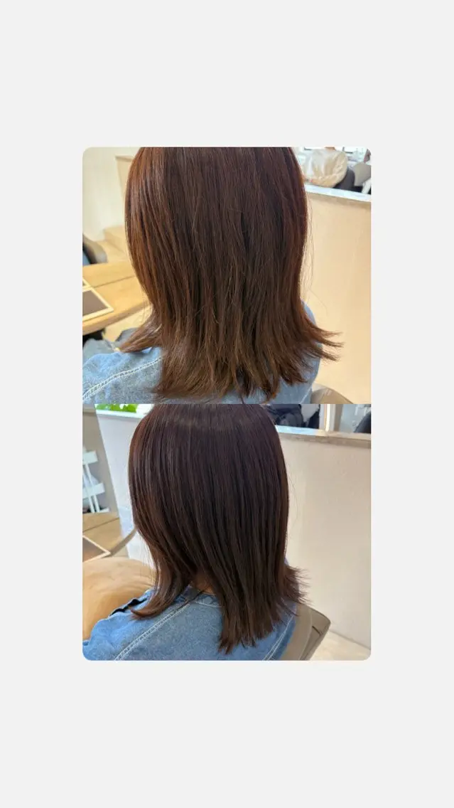 ミディアム 小暮 茜のヘアスタイル