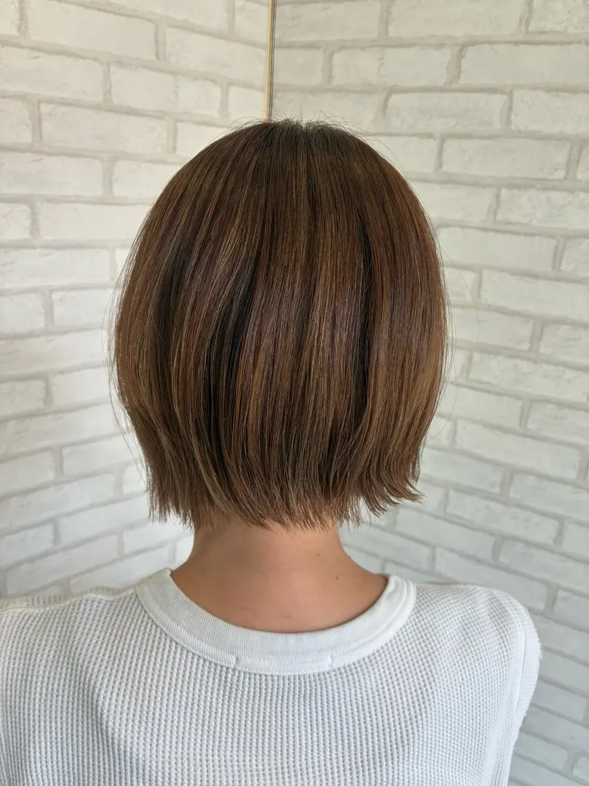 ショート カット ヘアカラー トリートメント 至福の時間を❤️ かめいまゆのヘアスタイル