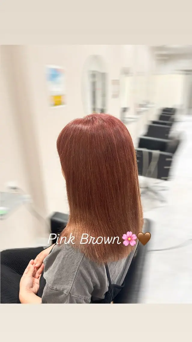 ミディアム カラー ヘアカラー トリートメント 🫧ハイトーン 🌈透明感☘️らいのヘアスタイル