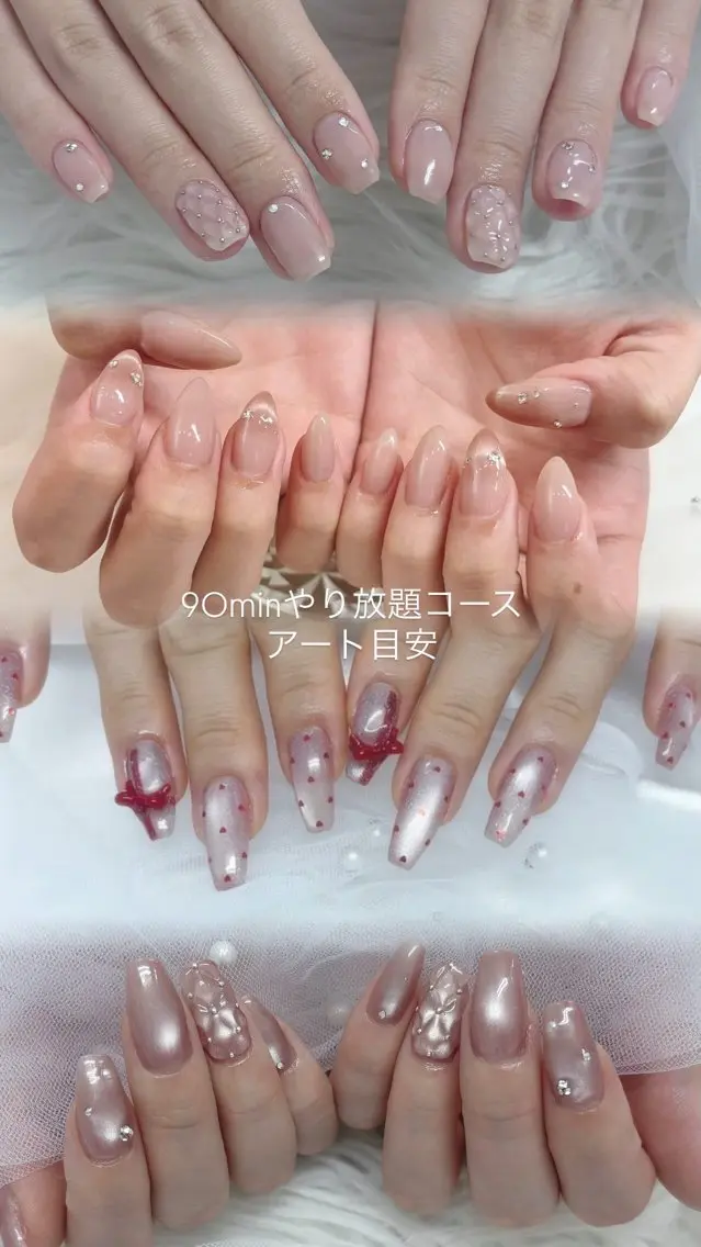 ネイル ハンドネイル あかり 🍒´-のネイルデザイン