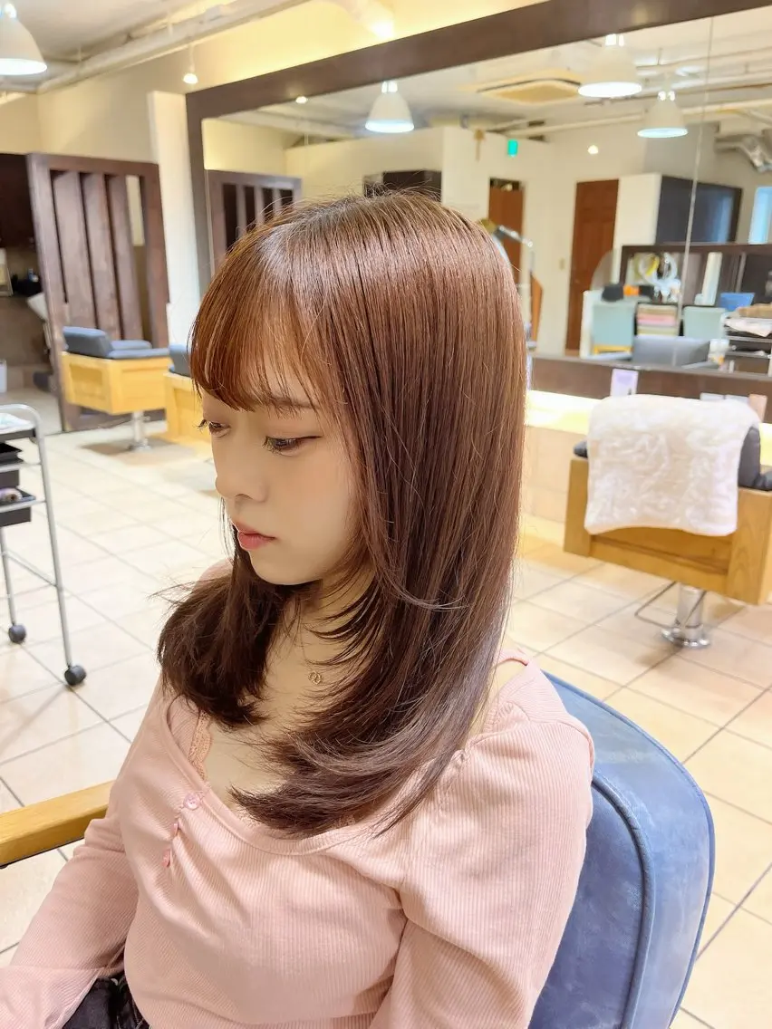 ロング カラー ヘアアレンジ カット 透明感/さらツヤ髪/ 💎Tomoya💎のヘアスタイル
