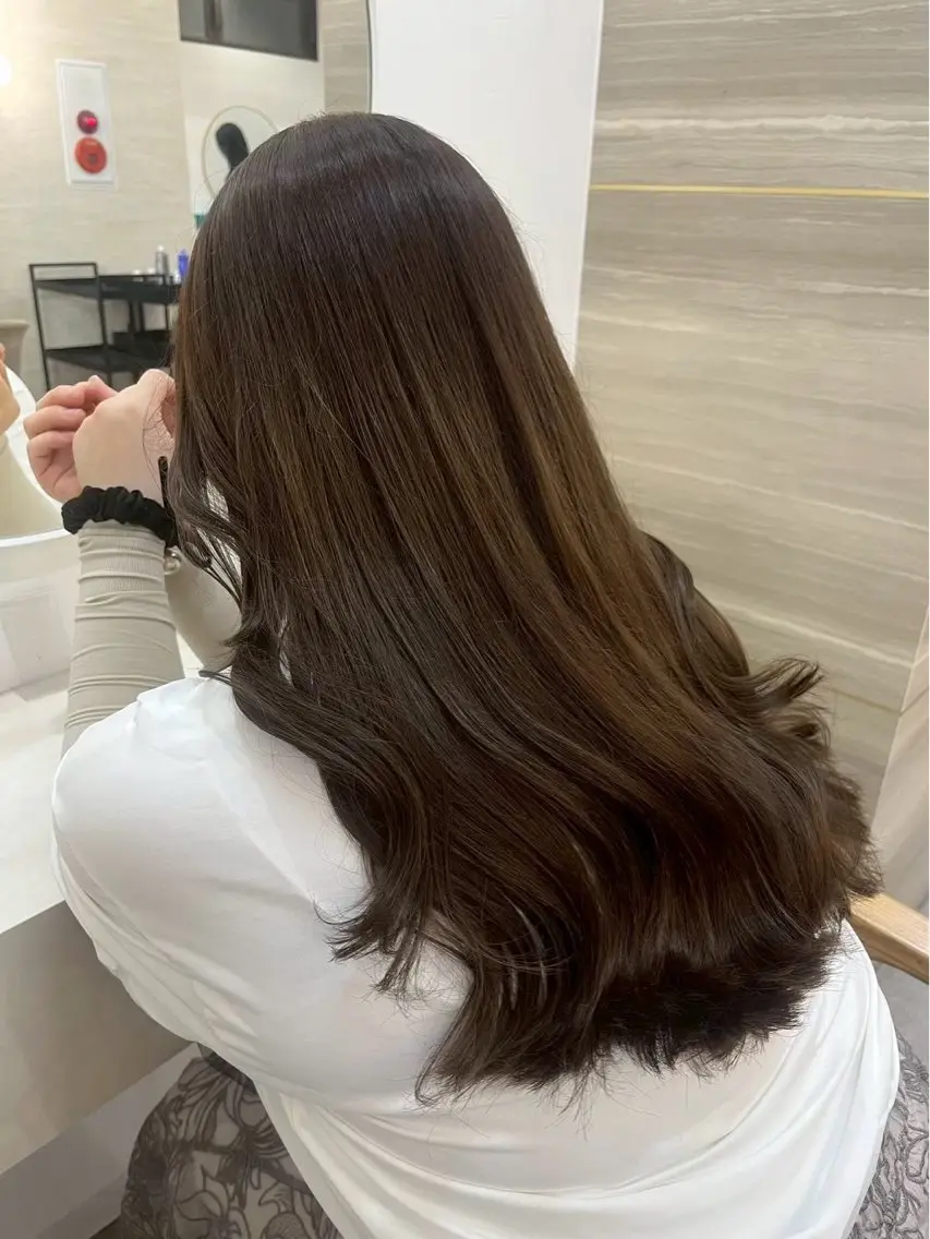 ロング カラー ヘアカラー トリートメント 🎀ここね/熊谷 /モデル様募集中🎀のヘアスタイル