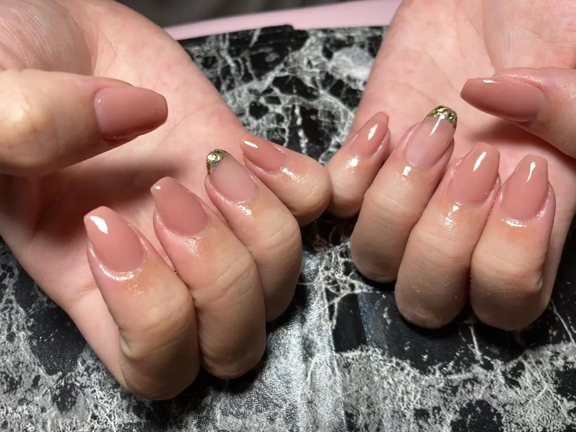 ショート ネイル ハンドネイル フットネイル ✴︎ Delightのネイルデザイン