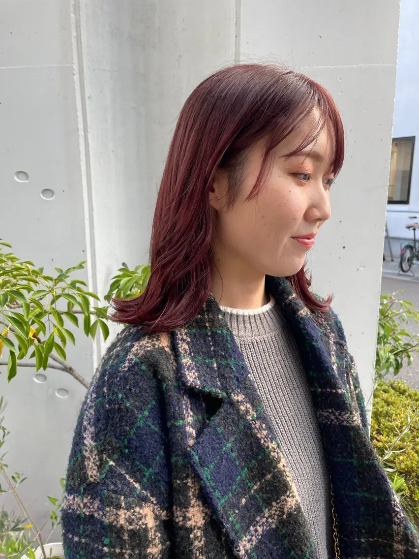 カラー kaguyahime 村田悠衣のヘアスタイル