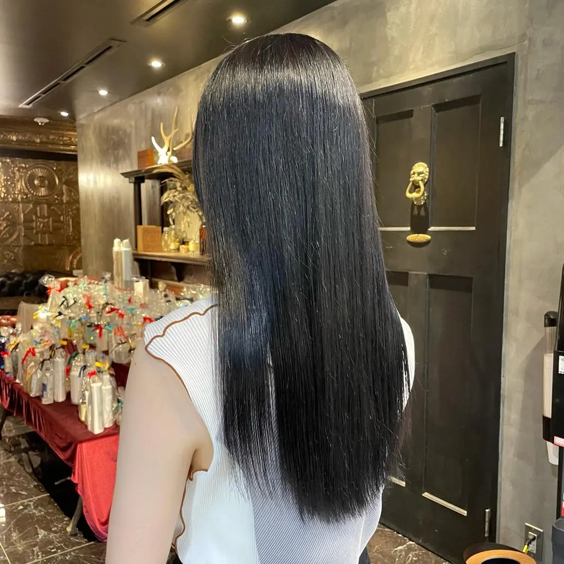 ロング カラー ヘアアレンジ くびれレイヤー/艶 カラー　MADOKAのヘアスタイル