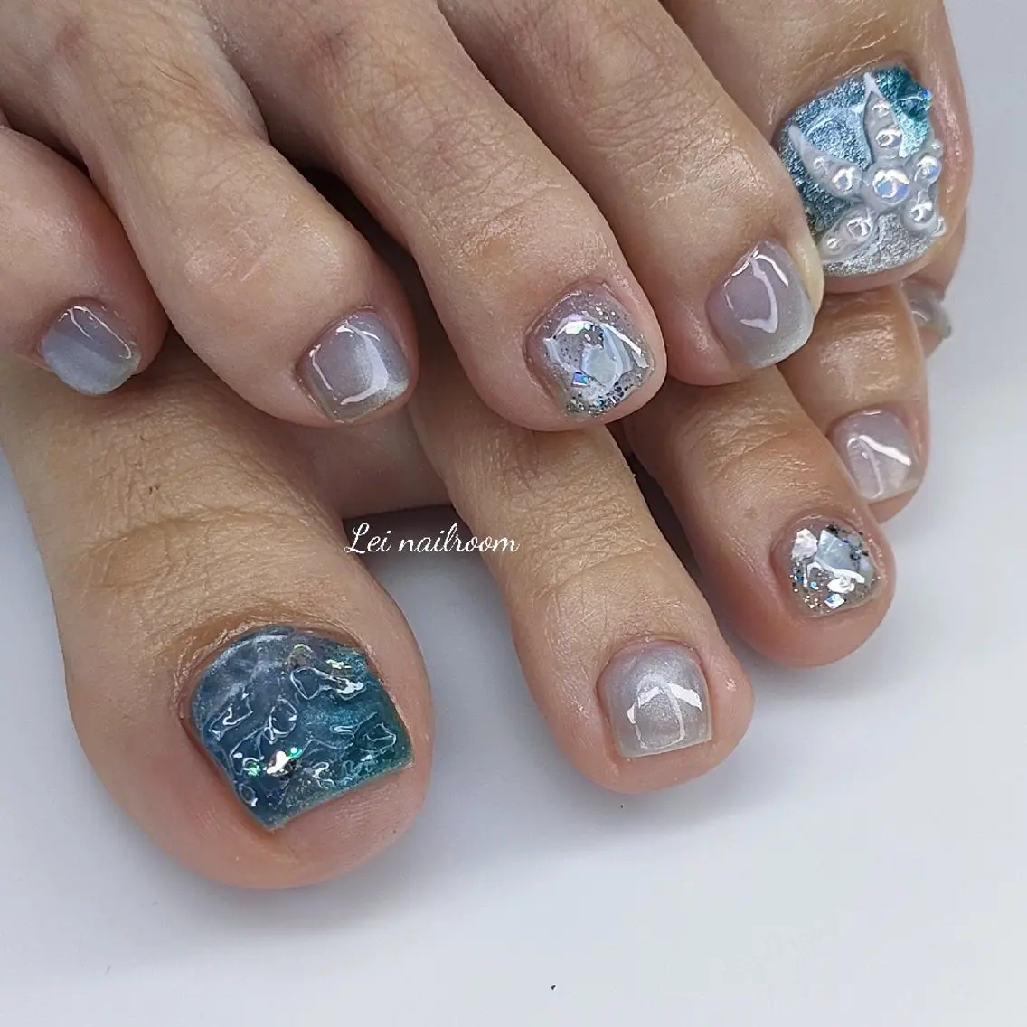 ネイル フットネイル lei🌼 nailroomのネイルデザイン