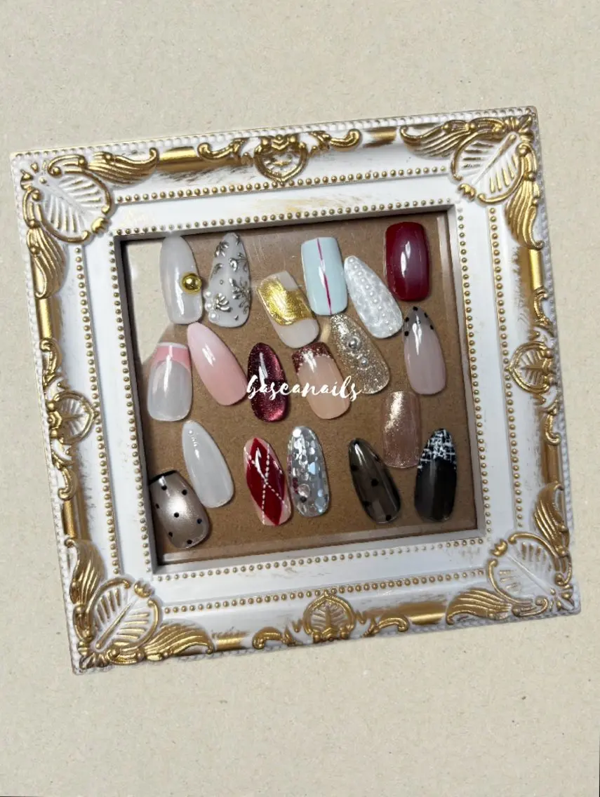 ネイル ネイルチップ 枚方 Basea nails Minaのネイルデザイン