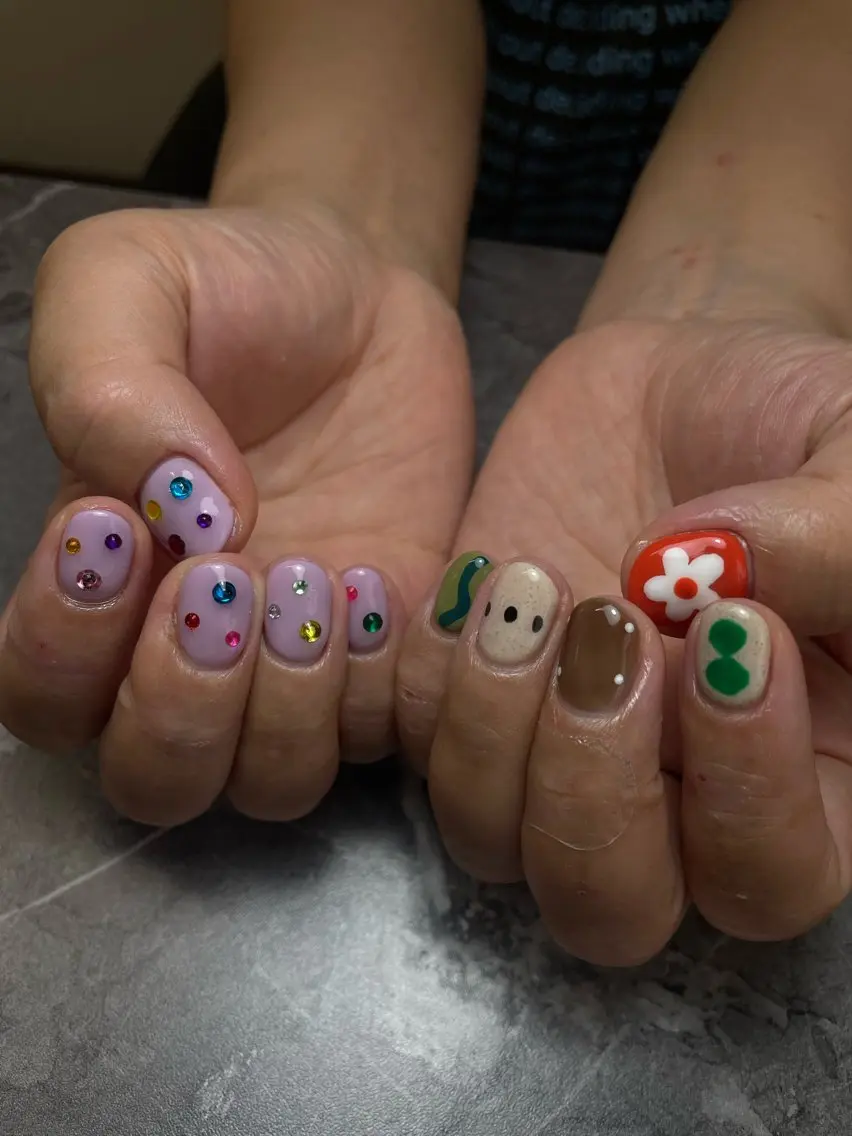 ネイル ハンドネイル nail salon 3🌞越谷のネイルデザイン
