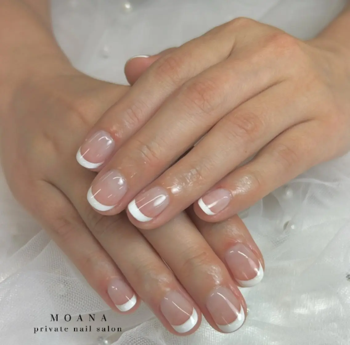 ネイル フレンチネイル MOANA NAILのネイルデザイン