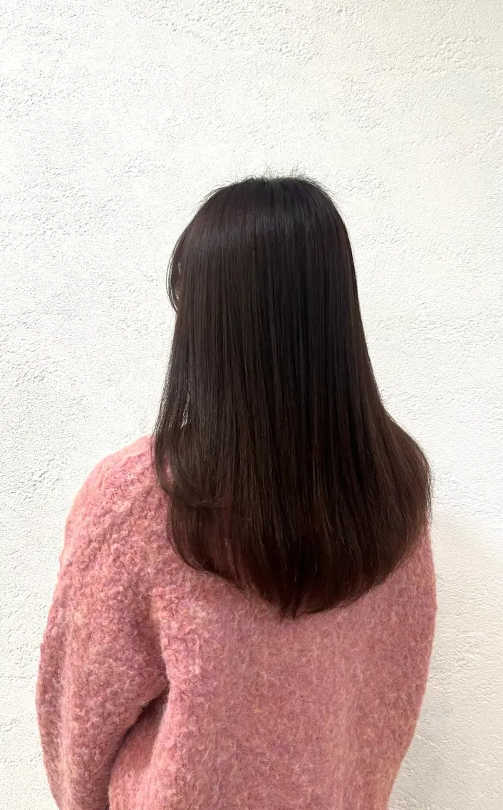 ロング カラー ブリーチ 透明感カラー デザインカラー 髪質改善 レイヤーカット 山本梨華/ 透明感カラーのヘアスタイル